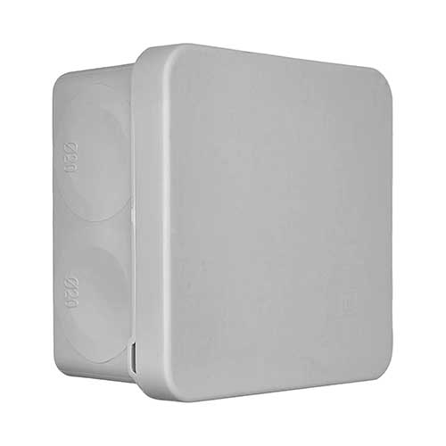 Коробка распаячная Промрукав для открытой проводки серая 70х70х40 мм IP66 Коробка распаячная Промрукав для открытой проводки серая 70х70х40 мм IP66