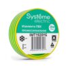 Изолента ПВХ Systeme Electric 19 мм 20 метров желто-зеленая