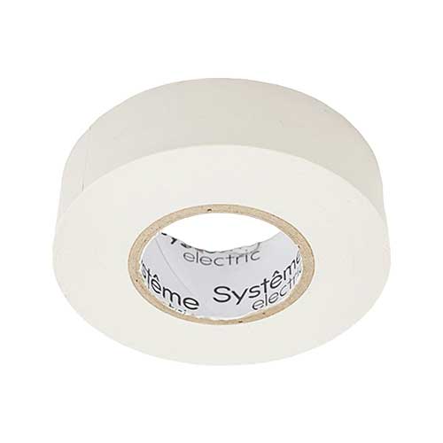 Изолента ПВХ Systeme Electric 19 мм 20 метров белая Изолента ПВХ Systeme Electric 19 мм 20 метров белая
