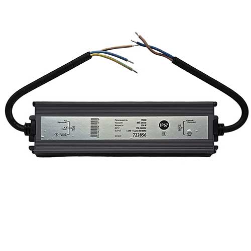 Блок питания герметичный VIZAR DVS-150-24 24V 150W 6,25A IP67 тонкий металлический корпус Блок питания герметичный VIZAR DVS-150-24 24V 150W 6,25A IP67 тонкий металлический корпус
