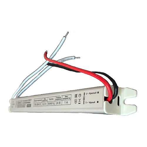 Блок питания негерметичный General 24V 24W 1A IP20 ультратонкий металлический корпус Блок питания негерметичный General 24V 24W 1A IP20 ультратонкий металлический корпус
