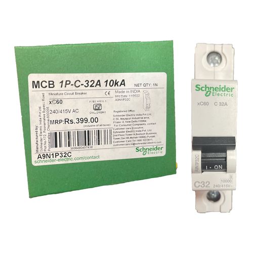 Автоматический выключатель Schneider Electric Acti9 MBC xC60 1Р 32А тип С Автоматический выключатель Schneider Electric Acti9 MBC xC60 1Р 32А тип С