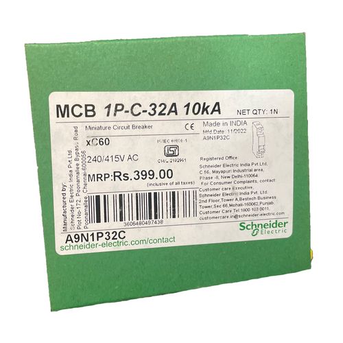 Автоматический выключатель Schneider Electric Acti9 MBC xC60 1Р 32А тип С