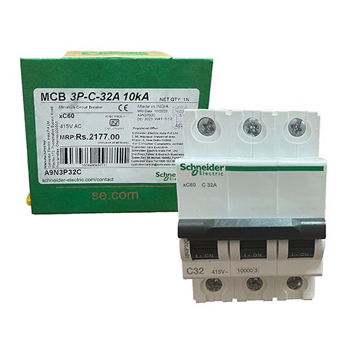 Автоматический выключатель Schneider Electric Acti9 MBC xC60 3Р 32А тип С Автоматический выключатель Schneider Electric Acti9 MBC xC60 3Р 32А тип С