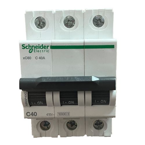 Автоматический выключатель Schneider Electric Acti9 MBC xC60 3Р 40А тип С Автоматический выключатель Schneider Electric Acti9 MBC xC60 3Р 40А тип С