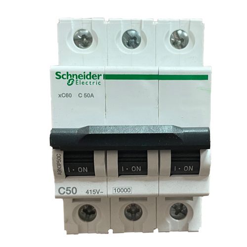 Автоматический выключатель Schneider Electric Acti9 MBC xC60 3Р 50А тип С Автоматический выключатель Schneider Electric Acti9 MBC xC60 3Р 50А тип С