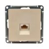 Розетка Systeme Electric AtlasDesign компьютерная RJ45 категории 5e механизм бежевый ATN000283