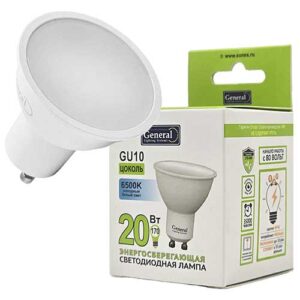 Лампа светодиодная General Lighting Systems MR16 GU10 20W 6500K 220V