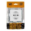 Розетка с заземлением IEK BRITE РС11-1-0-БрБ 16А