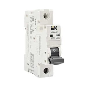 Автоматический выключатель IEK ARMAT 1P 40A тип С 6 кА