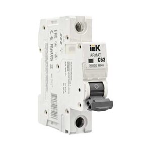 Автоматический выключатель IEK ARMAT 1P 63A тип С 6 кА