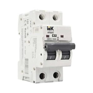 Автоматический выключатель IEK ARMAT 2P 32A тип С 6 кА