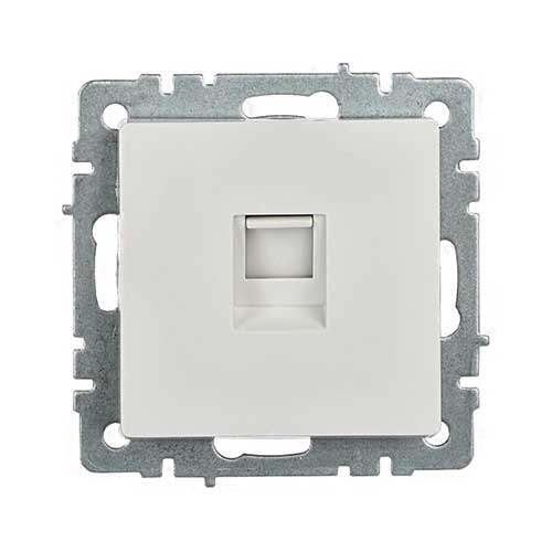 Розетка компьютерная RJ45 категория 5E IEK BRITE РК10-БрБ Розетка компьютерная RJ45 категория 5E IEK BRITE РК10-БрБ