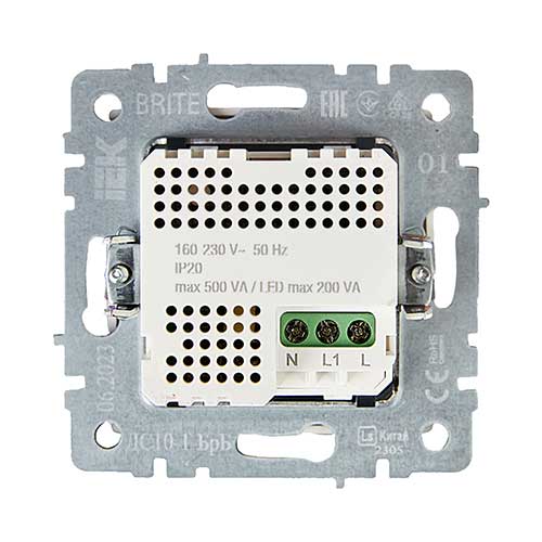 Датчик движения IEK BRITE ДС10-1-БрБ белый Датчик движения IEK BRITE ДС10-1-БрБ белый