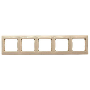 Рамка Legrand Valena 5-постовая бежевый 774355
