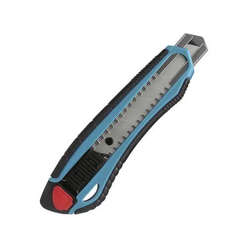 Строительный нож Smartbuy Tools под лезвие 18 мм прорезиненный корпус Строительный нож Smartbuy Tools под лезвие 18 мм прорезиненный корпус