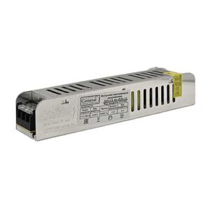 Блок питания негерметичный General 12V 60W 5A IP20 компактный металлический корпус