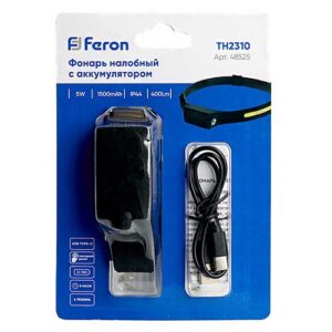 Фонарь светодиодный налобный аккумуляторный FERON TH2310 5W