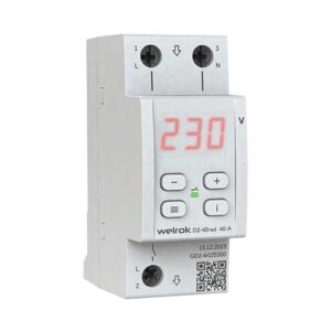 Реле напряжения однофазное D2-40 red Welrok