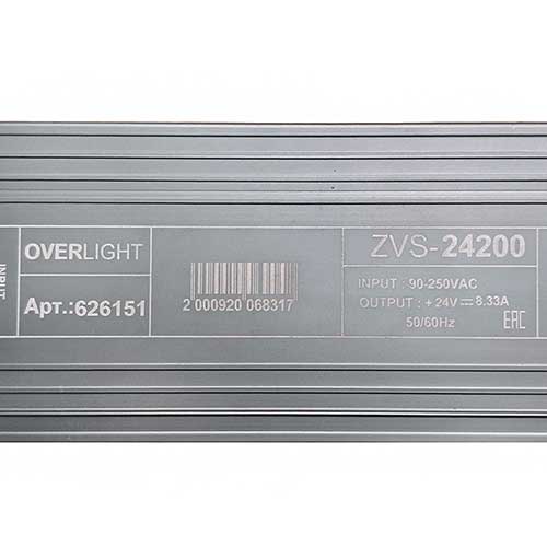 Блок питания герметичный ZVS-200-24-SLIM 24V 200W 8,33A IP67 металл тонкий корпус Блок питания герметичный ZVS-200-24-SLIM 24V 200W 8,33A IP67 металл тонкий корпус