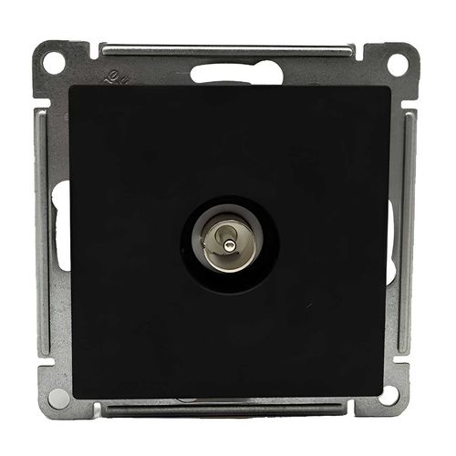 Розетка Systeme Electric AtlasDesign TV антенна коннектор механизм карбон ATN001093 Розетка Systeme Electric AtlasDesign TV антенна коннектор механизм карбон ATN001093