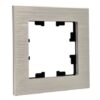 Рамка Systeme Electric AtlasDesign Nature 1-постовая металл серебро ATN312101