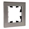 Рамка Systeme Electric AtlasDesign Nature 1-постовая стекло алюминий ATN320301