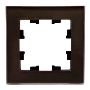 Рамка Systeme Electric AtlasDesign Nature 1-постовая стекло мокко ATN320601