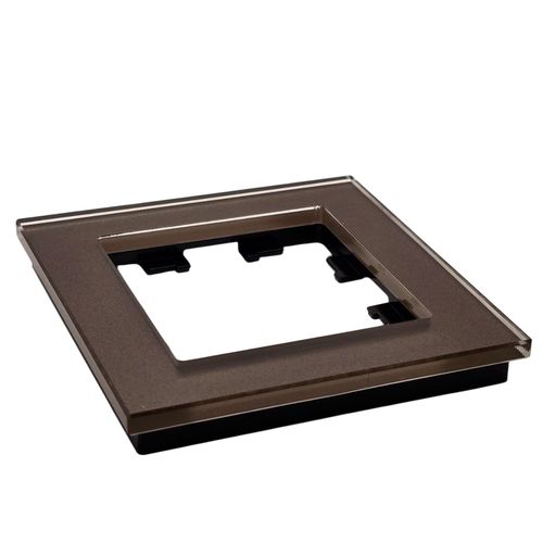 Рамка Systeme Electric AtlasDesign Nature 1-постовая стекло мокко ATN320601 Рамка Systeme Electric AtlasDesign Nature 1-постовая стекло мокко ATN320601