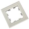 Рамка Systeme Electric AtlasDesign Nature 1-постовая матовое стекло белая ATN330101