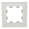 Рамка Systeme Electric AtlasDesign Nature 1-постовая матовое стекло белая ATN330101