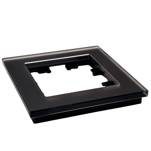 Рамка Systeme Electric AtlasDesign Nature 1-постовая матовое стекло черная ATN331001 Рамка Systeme Electric AtlasDesign Nature 1-постовая матовое стекло черная ATN331001
