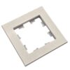 Рамка Systeme Electric AtlasDesign Nature 1-постовая мрамор крем роял ATN343101