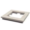 Рамка Systeme Electric AtlasDesign Nature 1-постовая мрамор крем роял ATN343101
