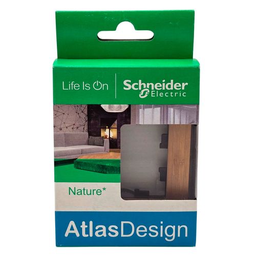 Рамка Systeme Electric AtlasDesign Nature 1-постовая дерево бамбук ATN353201 Рамка Systeme Electric AtlasDesign Nature 1-постовая дерево бамбук ATN353201