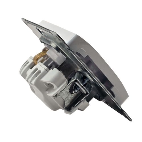 Розетка Systeme Electric Glossa с заземлением 16А механизм белая GSL000143 Розетка Systeme Electric Glossa с заземлением 16А механизм белая GSL000143