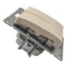 Выключатель Systeme Electric Glossa 2-клавишный механизм бежевый GSL000251
