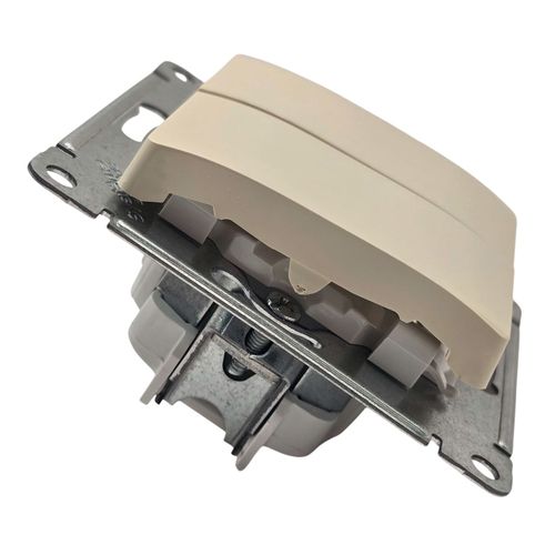 Выключатель Systeme Electric Glossa 2-клавишный механизм бежевый GSL000251 Выключатель Systeme Electric Glossa 2-клавишный механизм бежевый GSL000251