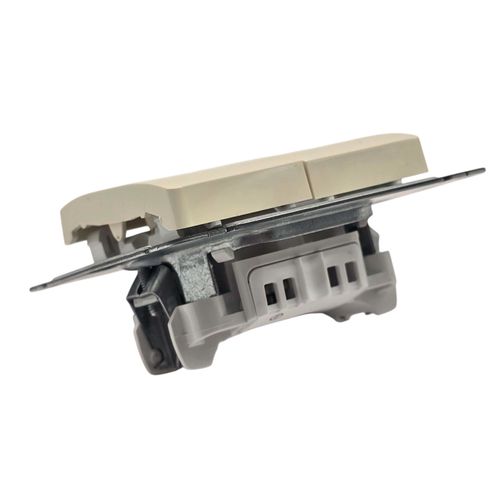 Выключатель Systeme Electric Glossa 2-клавишный механизм бежевый GSL000251 Выключатель Systeme Electric Glossa 2-клавишный механизм бежевый GSL000251