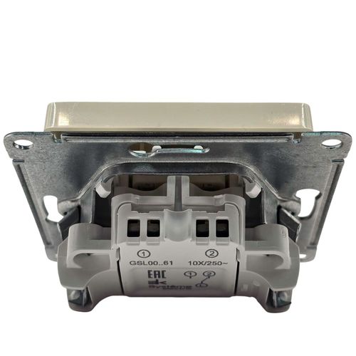 Переключатель Systeme Electric Glossa 1-клавишный механизм бежевый GSL000261 Переключатель Systeme Electric Glossa 1-клавишный механизм бежевый GSL000261