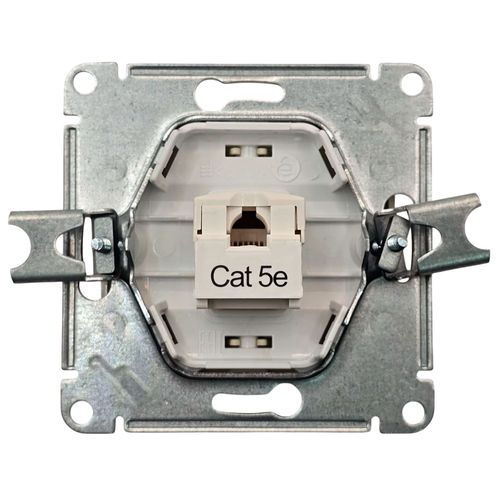 Розетка Systeme Electric Glossa компьютерная RJ45 категории 5e механизм бежевая GSL000281K Розетка Systeme Electric Glossa компьютерная RJ45 категории 5e механизм бежевая GSL000281K