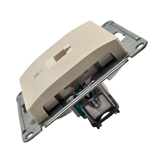 Розетка Systeme Electric Glossa компьютерная RJ45 категории 5e механизм бежевая GSL000281K Розетка Systeme Electric Glossa компьютерная RJ45 категории 5e механизм бежевая GSL000281K