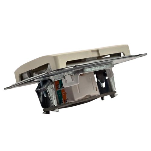 Розетка Systeme Electric Glossa компьютерная RJ45 категории 5e механизм бежевая GSL000281K Розетка Systeme Electric Glossa компьютерная RJ45 категории 5e механизм бежевая GSL000281K