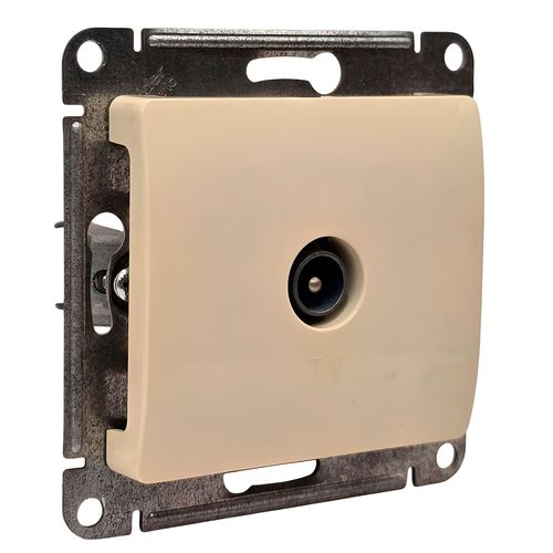 Розетка Systeme Electric Glossa TV оконечная 1DB механизм бежевая GSL000291 Розетка Systeme Electric Glossa TV оконечная 1DB механизм бежевая GSL000291