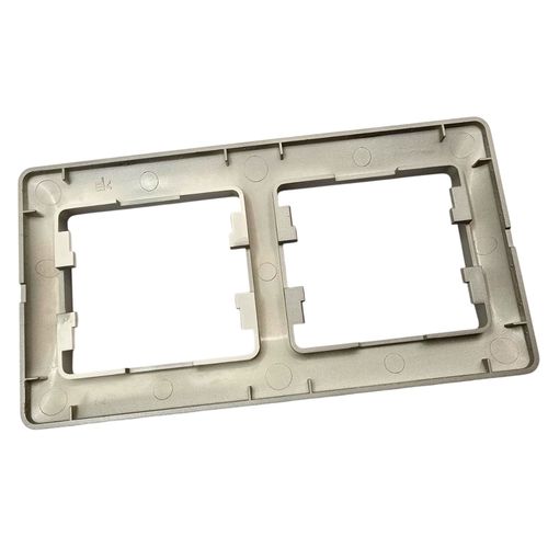 Рамка Systeme Electric Glossa 2-постовая платина GSL001202 Рамка Systeme Electric Glossa 2-постовая платина GSL001202