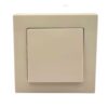Выключатель Systeme Electric AtlasDesign 1-клавишный в сборе с рамкой бежевый ATN000212