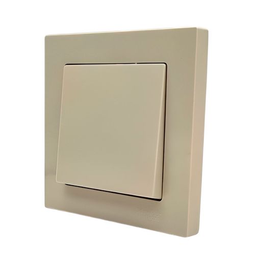 Выключатель Systeme Electric AtlasDesign 1-клавишный в сборе с рамкой бежевый ATN000212 Выключатель Systeme Electric AtlasDesign 1-клавишный в сборе с рамкой бежевый ATN000212