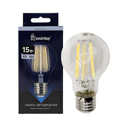 Светодиодная лампа Smartbuy груша E27 15W 4000K 220V Светодиодная лампа Smartbuy груша E27 15W 4000K 220V