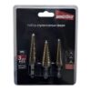 Набор 3 ступенчатых сверла Smartbuy Tools, сталь HSS, SBT-STD-3P1