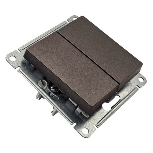 Переключатель Systeme Electric AtlasDesign 2-клавишный механизм мокко ATN000665 в Сочи Переключатель Systeme Electric AtlasDesign 2-клавишный механизм мокко ATN000665 в Сочи